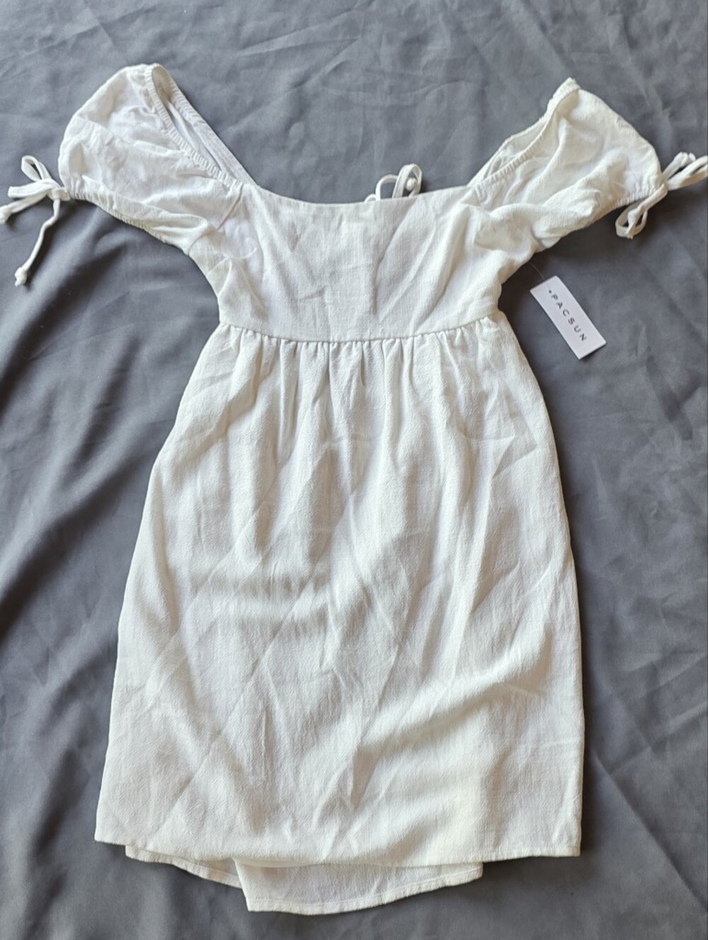 La Hearts White Mini Dress